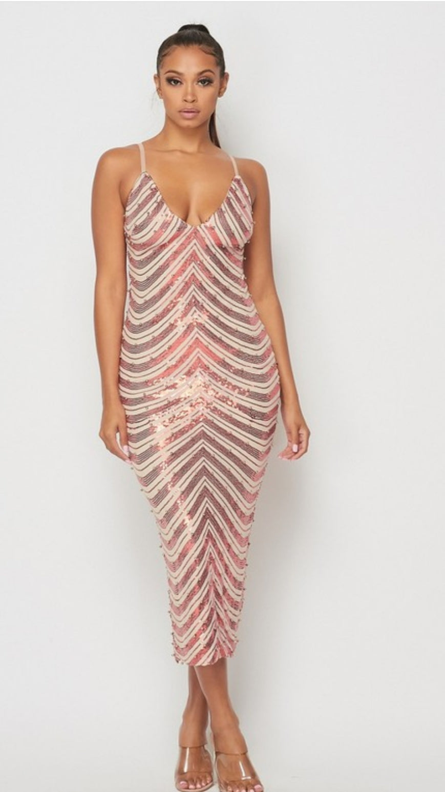 Red Sequins Dress image 0